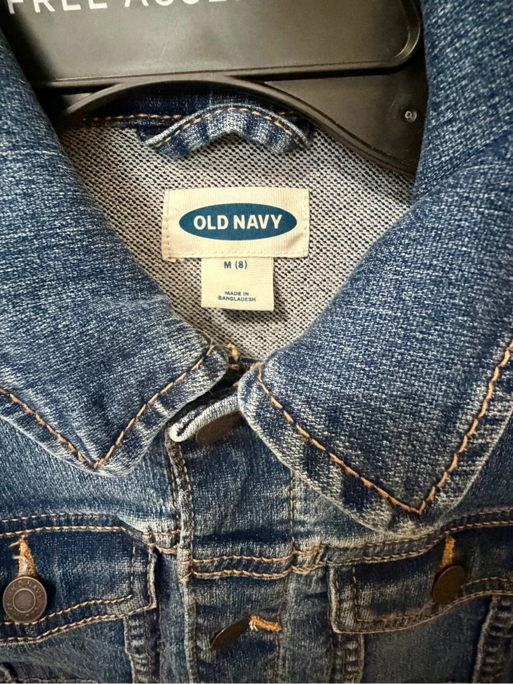 Old Navy girls kids Blue Denim Jacket